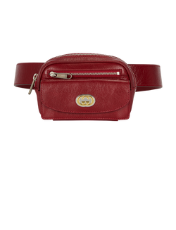 Gucci Mini Morpheus Belt Bag, Leather, Red, 597676.562600, DB/B, 4